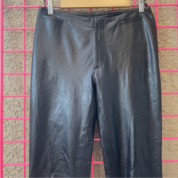 Gucci black Gucci leather pants with cute small pockets in front - Picture 8 of 16